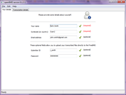 Your details page (Windows 7)